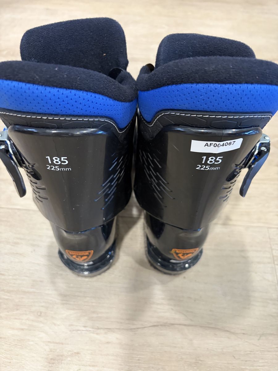 Rossignol Kids Downhill Ski Boots Black Blue Size 225mm 185