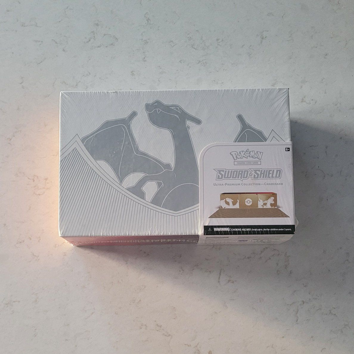 NEW-Pokemon TCG Charizard UPC Sword and Shield Box