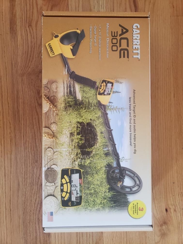 Garrett ACE 300 Metal Detector with Digital Target ID and Electronic Pinpointing
