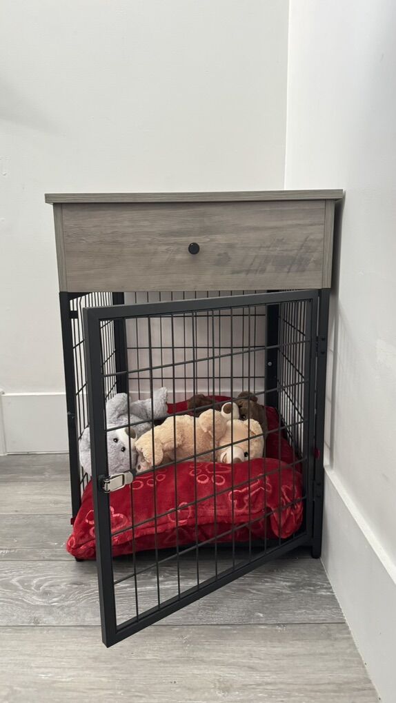 Modern Dog Crate / Kennel with Table Top