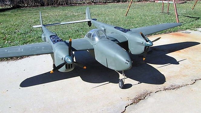 Old General Hobby P38 Lightning 90" Wingspan