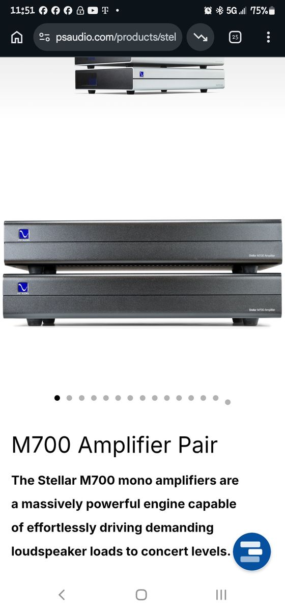PS Audio Stellar stack