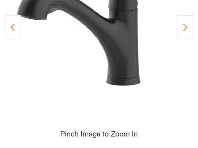 Glacier Bay Single Handle Pull-Out Kitchen Faucet in Matte Black