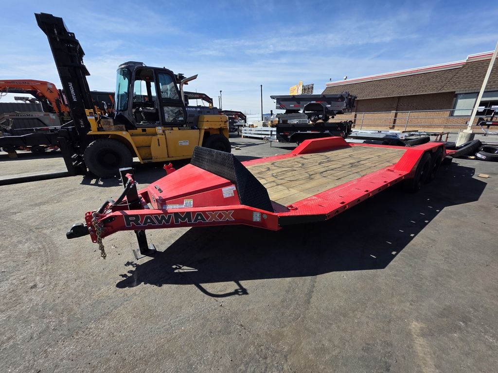 2026 RawMaxx 22' SLX 14K Car Hauler Flatbed Traile