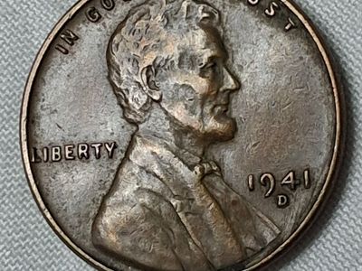 1941 D US Lincoln Wheat Cent Penny Denver Mint