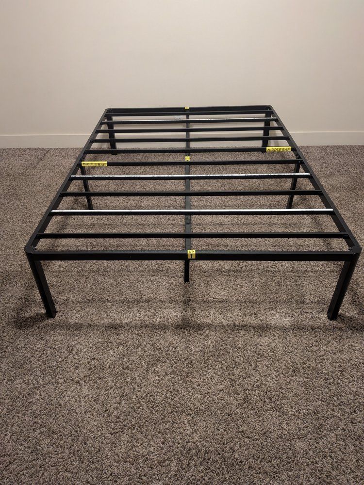 Full Size Metal Platform Bed Frame - 16" High Clearance