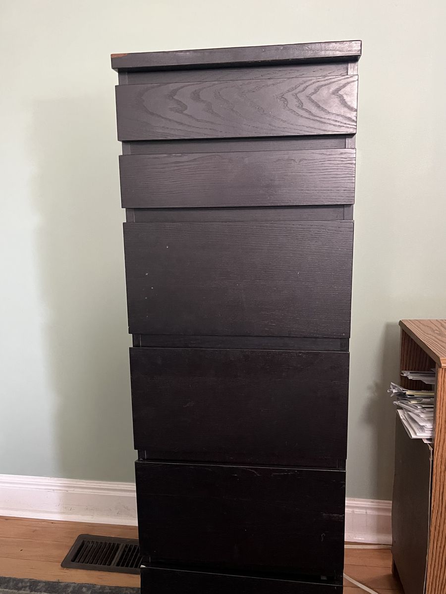 Ikea Malm Dresser And Night Stand Set