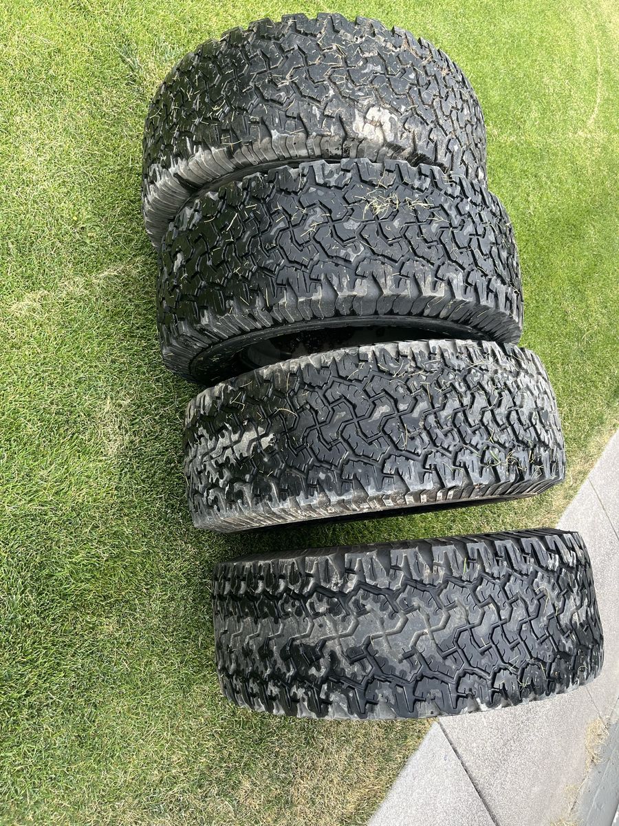 BFGoodrich All-Terrain T/A KO Tires – Great Tread! Rims Included but Need Replaced