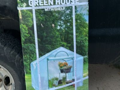 Groundwork 6x8 ft. Heavy Duty Greenhouse with Shelf - New in Box for Gardening & Plants
