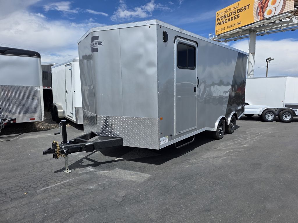 2026 Charmac Trailers 8.5X18 Stealth 7K with UTV Package Enclosed Car Hauler Cargo Trailer