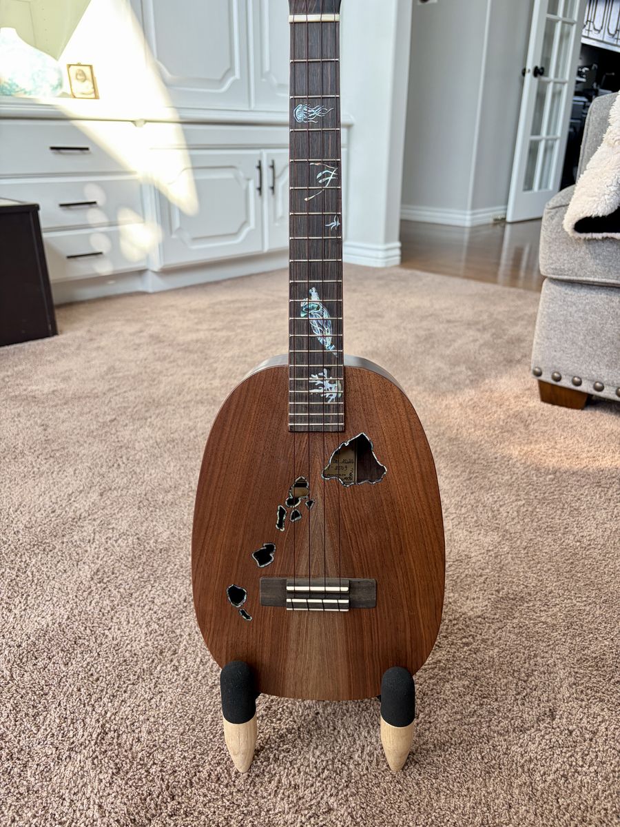 Solid Rosewood Bruce Wei pineapple tenor - great condition with case
