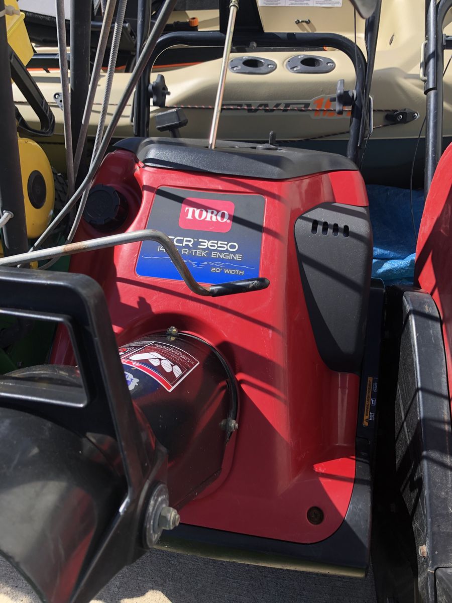 TORO CCR3650 snowblower, $75