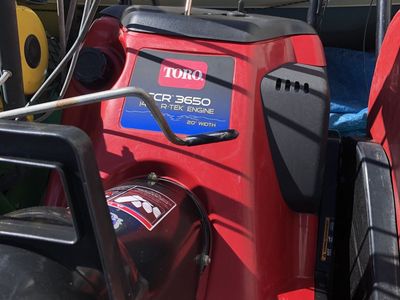 TORO CCR3650 snowblower, $75