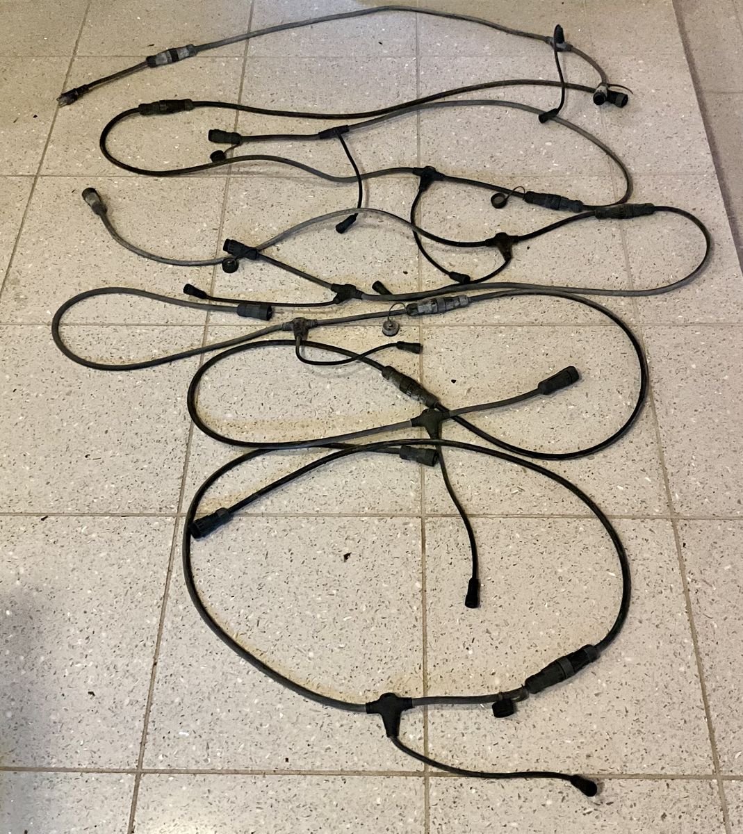 Solar panel inverter cables