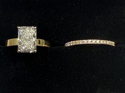 2.64 Carat Lab Grown Brial Set