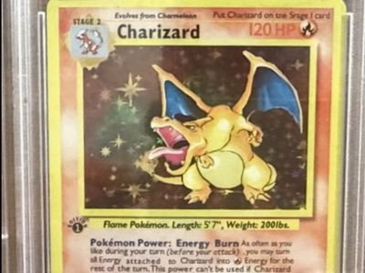 1999 Pokémon Game Charizard Holo 1st Edition PSA GEM MT 10 Graded Card #4 - Novelty / Faux Collectors card