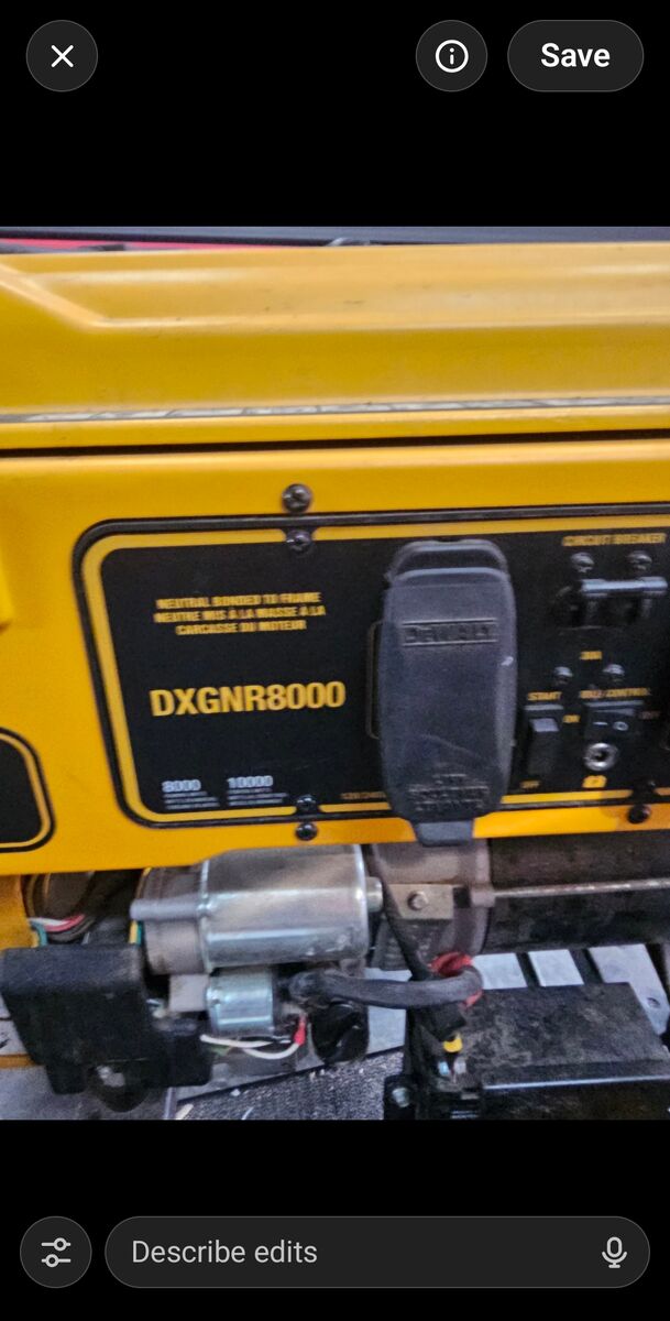 DeWalt DXGNR8000 Portable Generator,