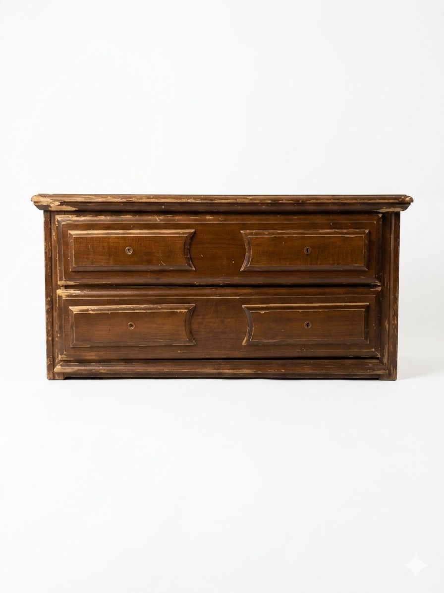 Vintage Bassnet brand Wooden Dresser Top Chest with 2 Drawers