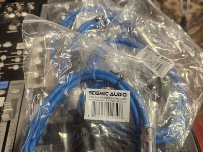 XLR to 1/4" TRS Patch Cables - 3ft