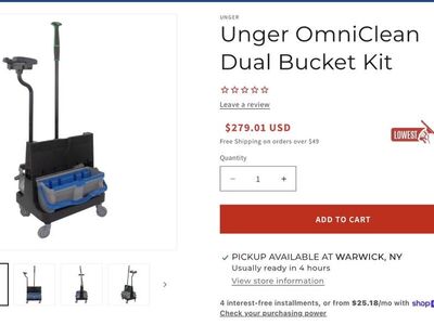 Unger Omni Clean Dual Bucket Kit
