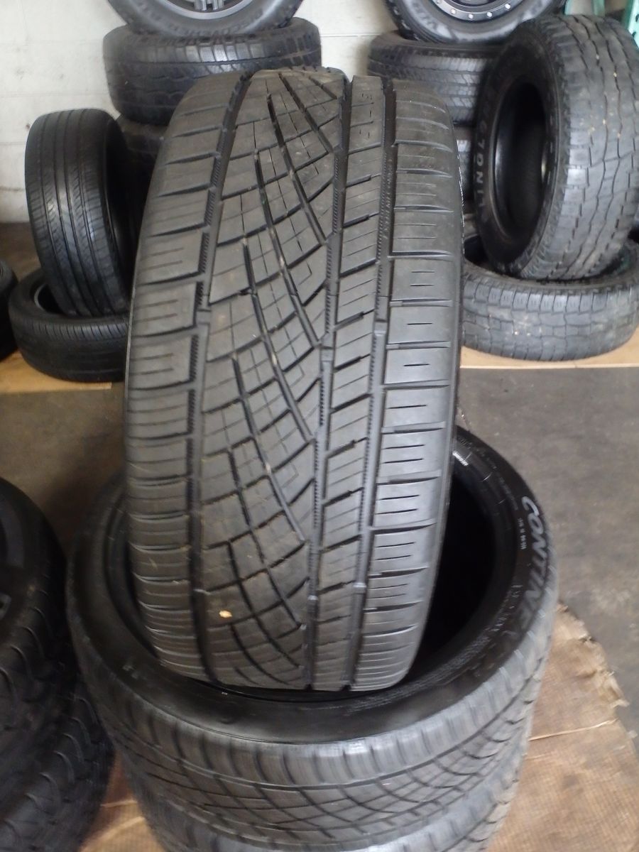 245/35R19 CONTINENTAL EXTREME CONTACT PAIR OF TWO USED TIRES