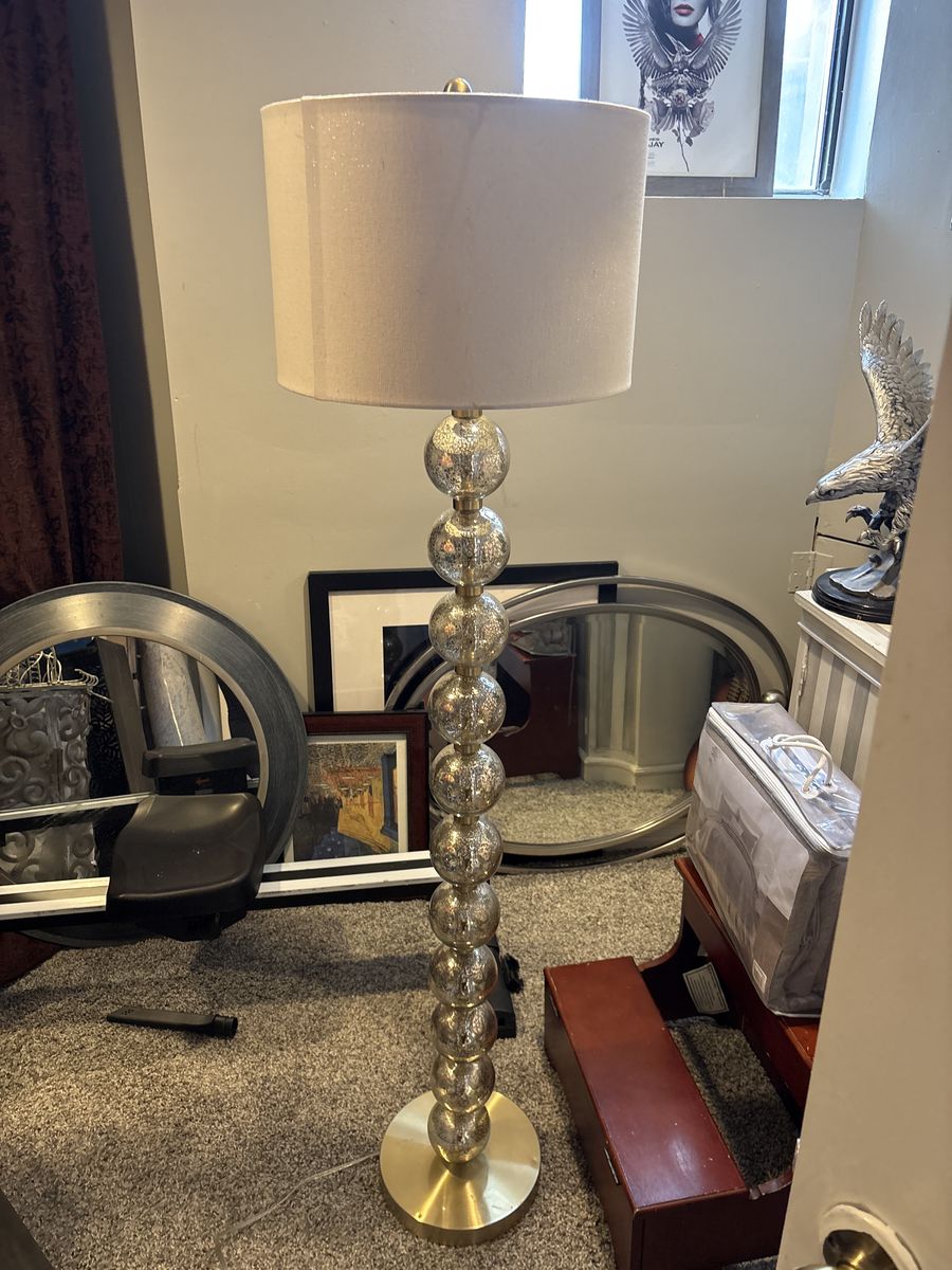 Hand blown GLass Floor lamp