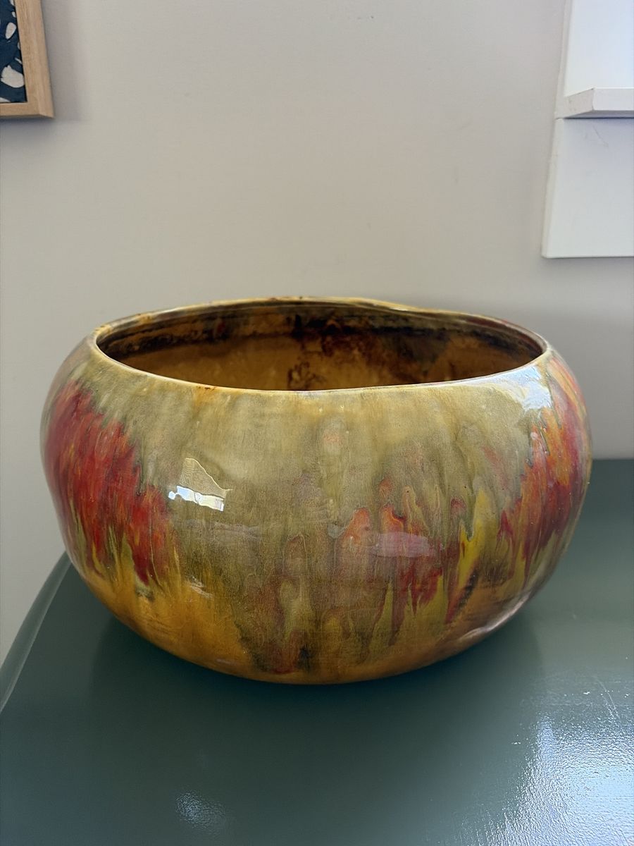 Vintage Frank Moreno MCM Ceramic Planter 1960s 1970s