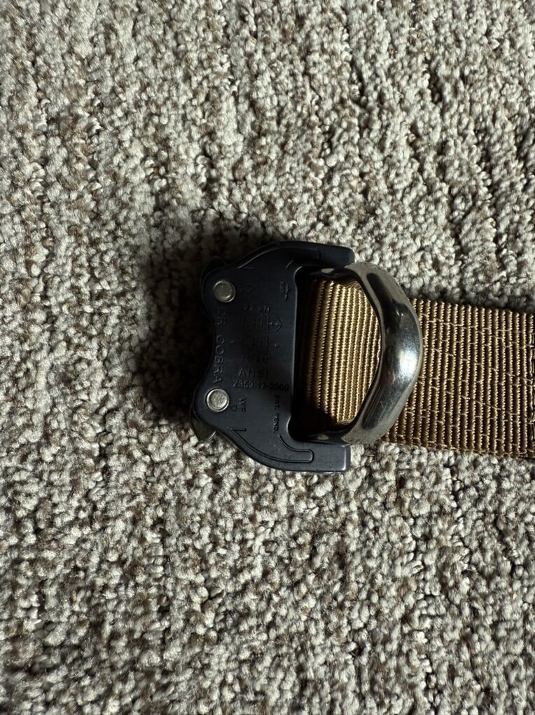 Rappel Rated Gun Belt Cobra Buckle- S