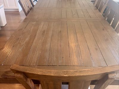 Ashley Furniture Solid Wood Dining Table