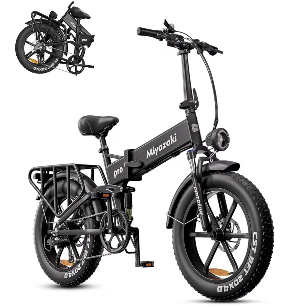 Miyazaki Folding Electric Bike for Adults