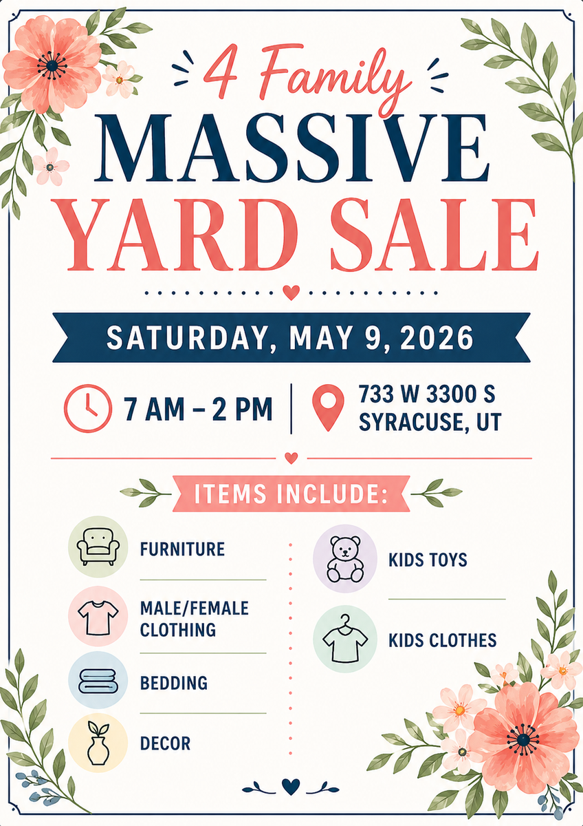 4 Family Massive Yard Sale