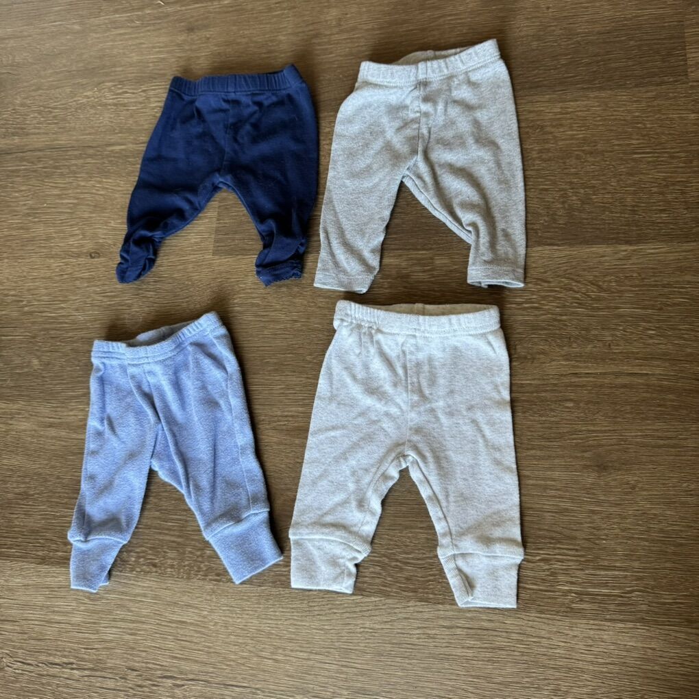 Baby Newborn Pants Carters Circo Blue White Gray