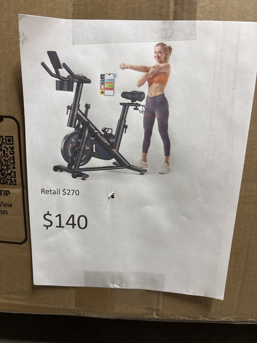 Merach MR-S26 Indoor Exercise Bike - Magnetic Resistance, App Connected, New in Box