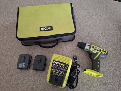 Ryobi 12V Cordless 3/8 in. Drill Driver Kit