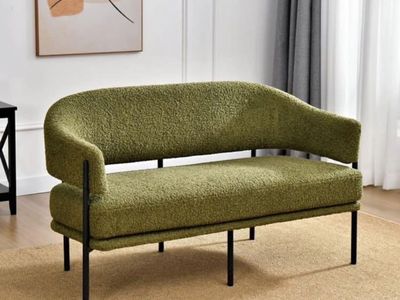 New World Market Green Loveseat