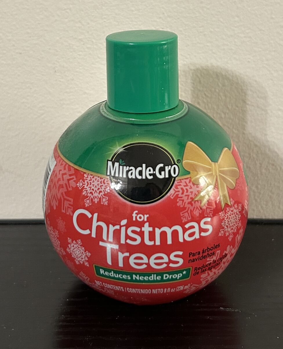MIRACLE GRO CHRISTMAS TREE PRESERVATIVE, 8 oz.