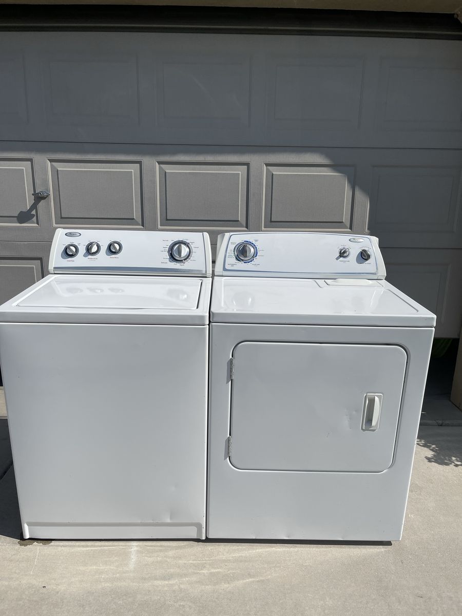 Washer and dryer