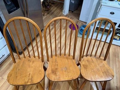 For Sale: Set of 3 Sturdy Kitchen Chairs