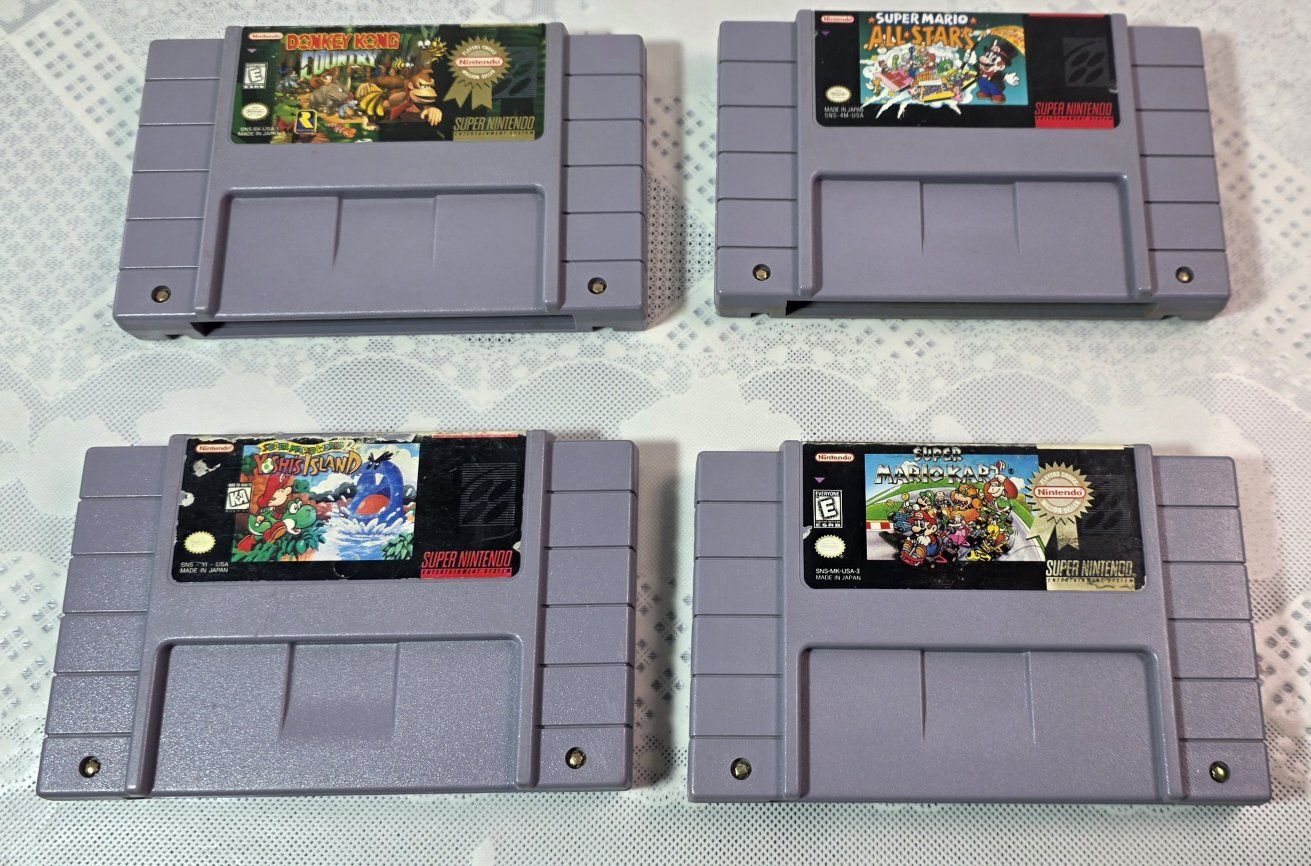 SNES Video Games Mario/Donkey Kong (4)
