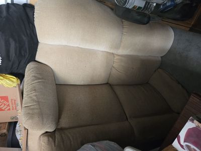 Tan Love Seat