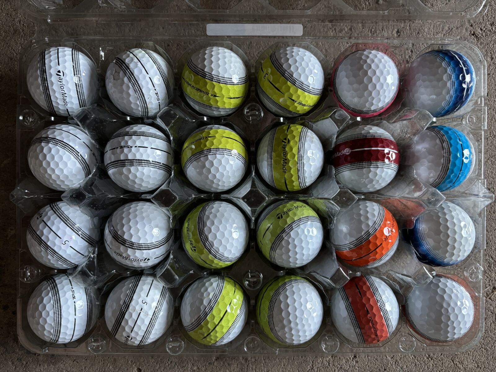 Taylormade speedsoft tour response golf balls 24 balls