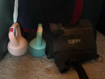Weight Vest And 2 kettlebells