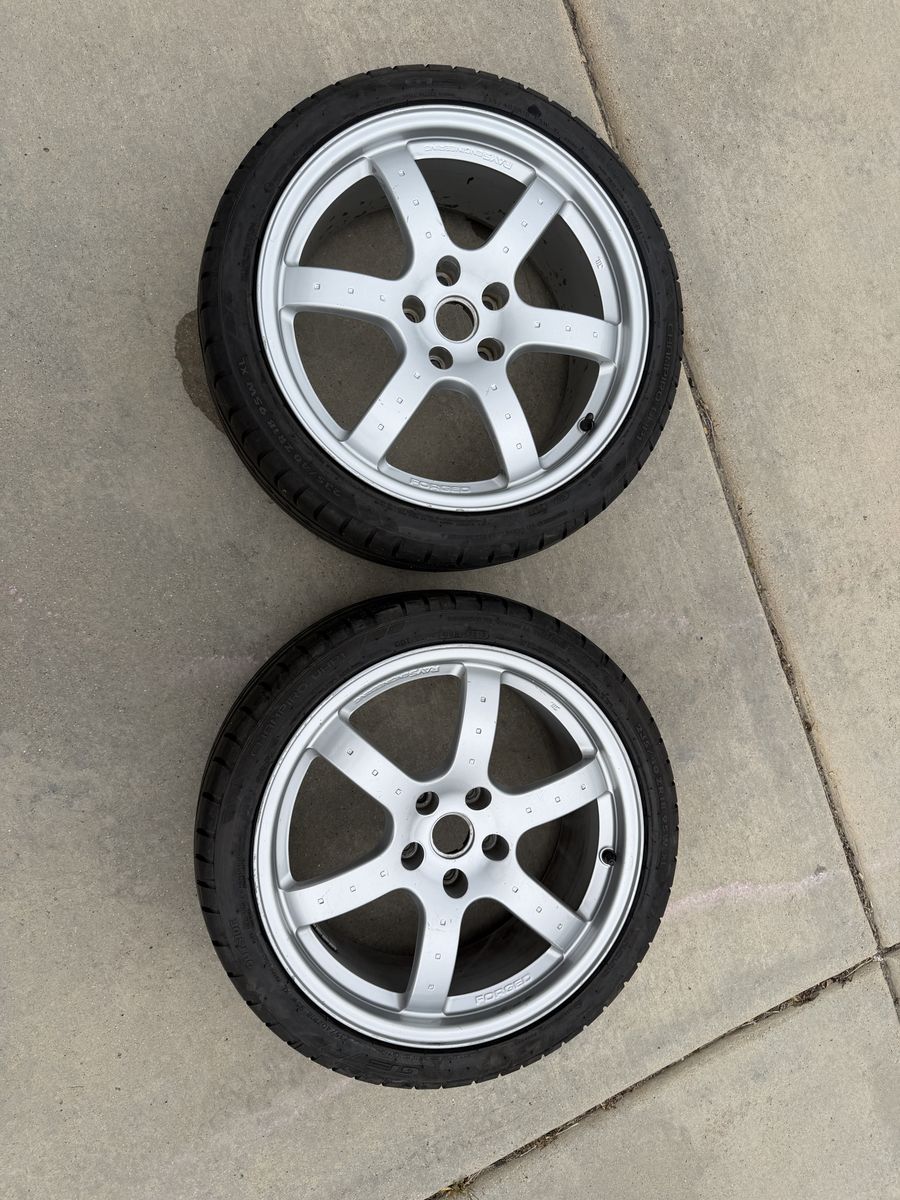 Rays Forged 350Z wheels 5x114.3