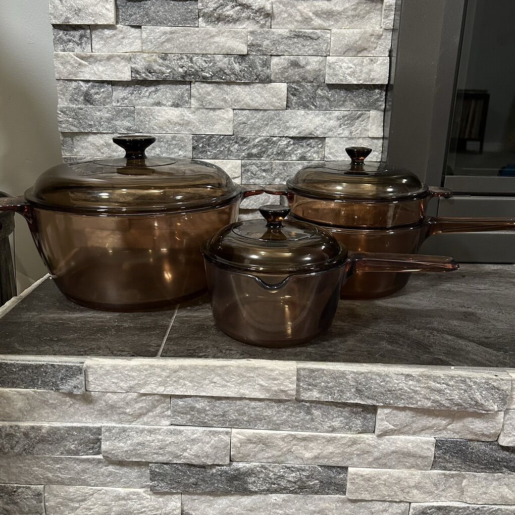 Corning Visions Amber 7 Piece Set