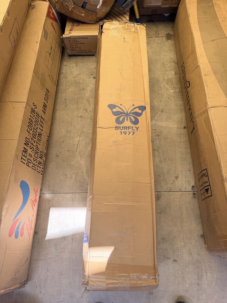 Full Size Burfly 1977 Mattress New In Box Furniture Item - Unopened but damaged packaging