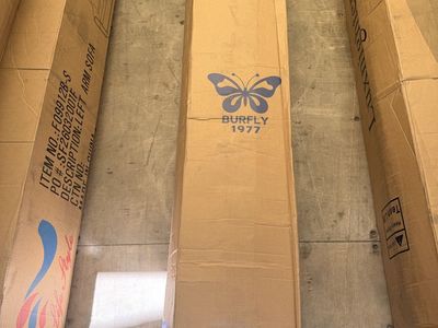 Full Size Burfly 1977 Mattress New In Box Furniture Item - Unopened but damaged packaging
