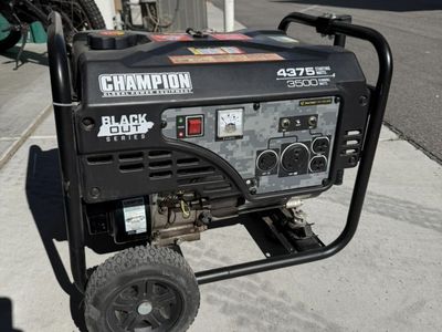 Champion Black Out Generator