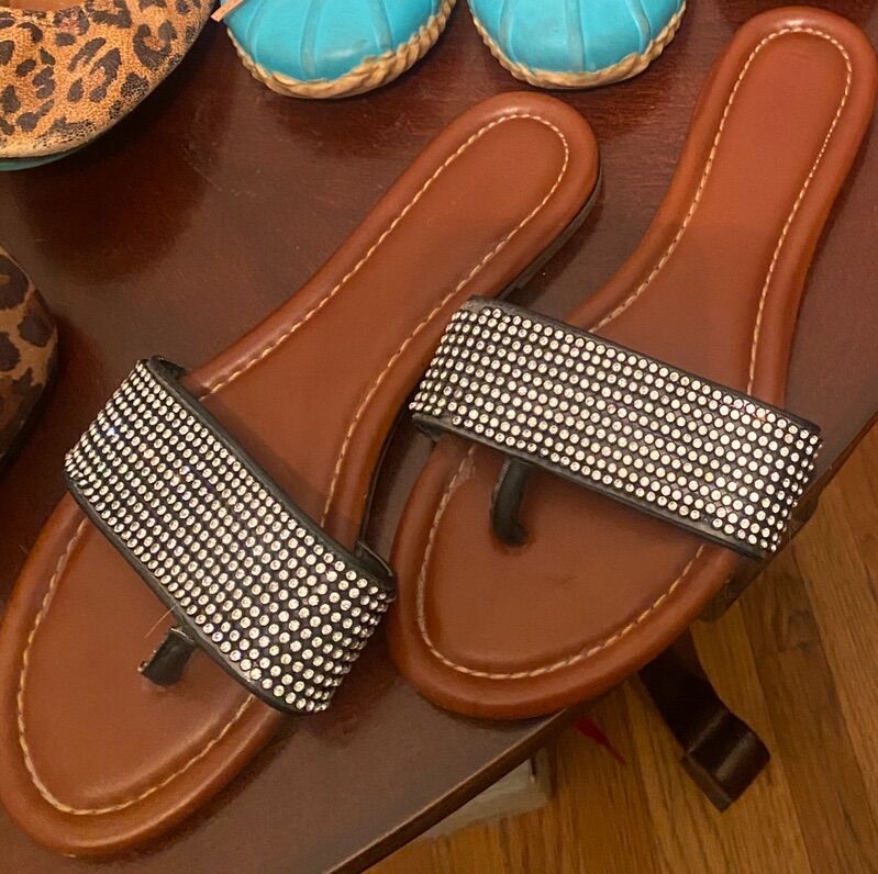 Bongo Bling Flip Flops crystal-embellished Flips