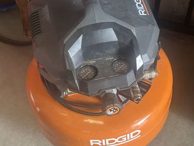 RIDGID Portable Electric Air Compressor - Ideal for home projects & DIY