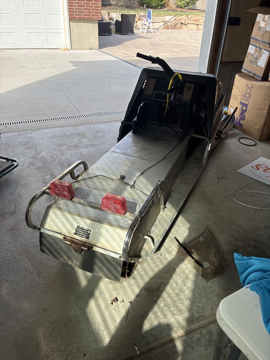 ISO trail sled seat